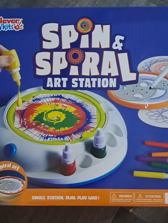 Other - Spin & Spiral Art Station - White/Blue